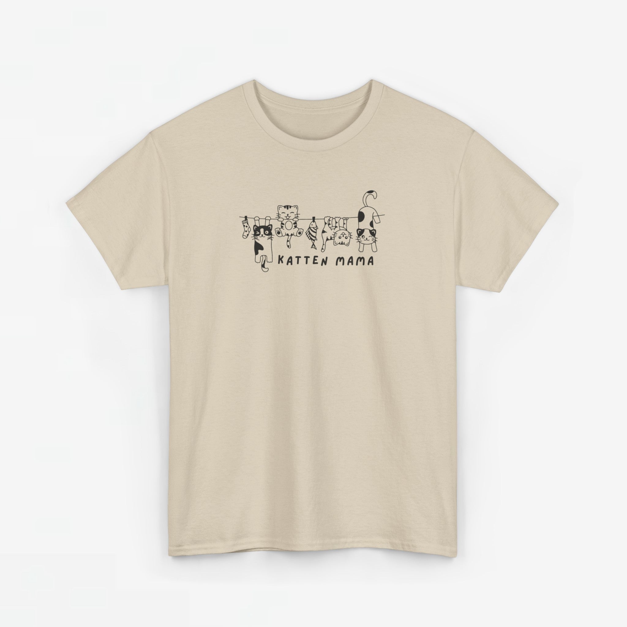 Moederdag Mama Cadeau - T-shirt - Katten Mama - Oversized - #63