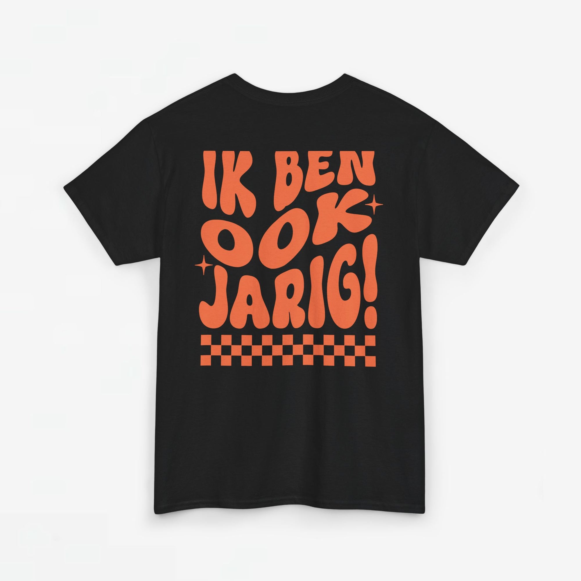 Ik ben ook jarig! | Back Print | Koningsdag T-shirt | Oversized