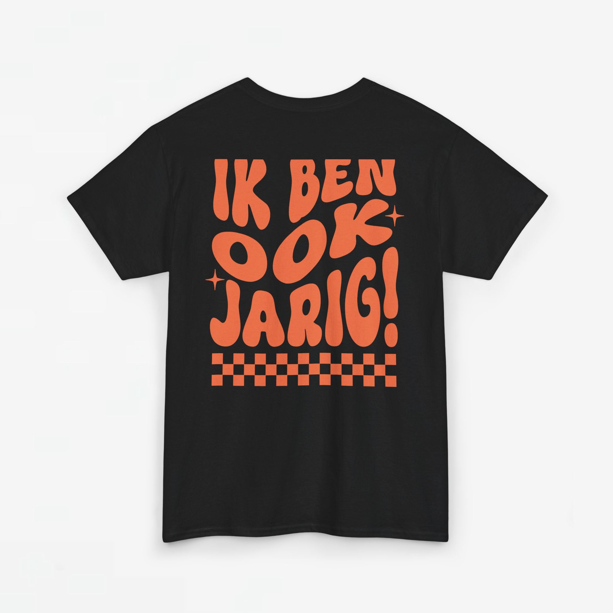 Ik ben ook jarig! | Back Print | Koningsdag T-shirt | Oversized