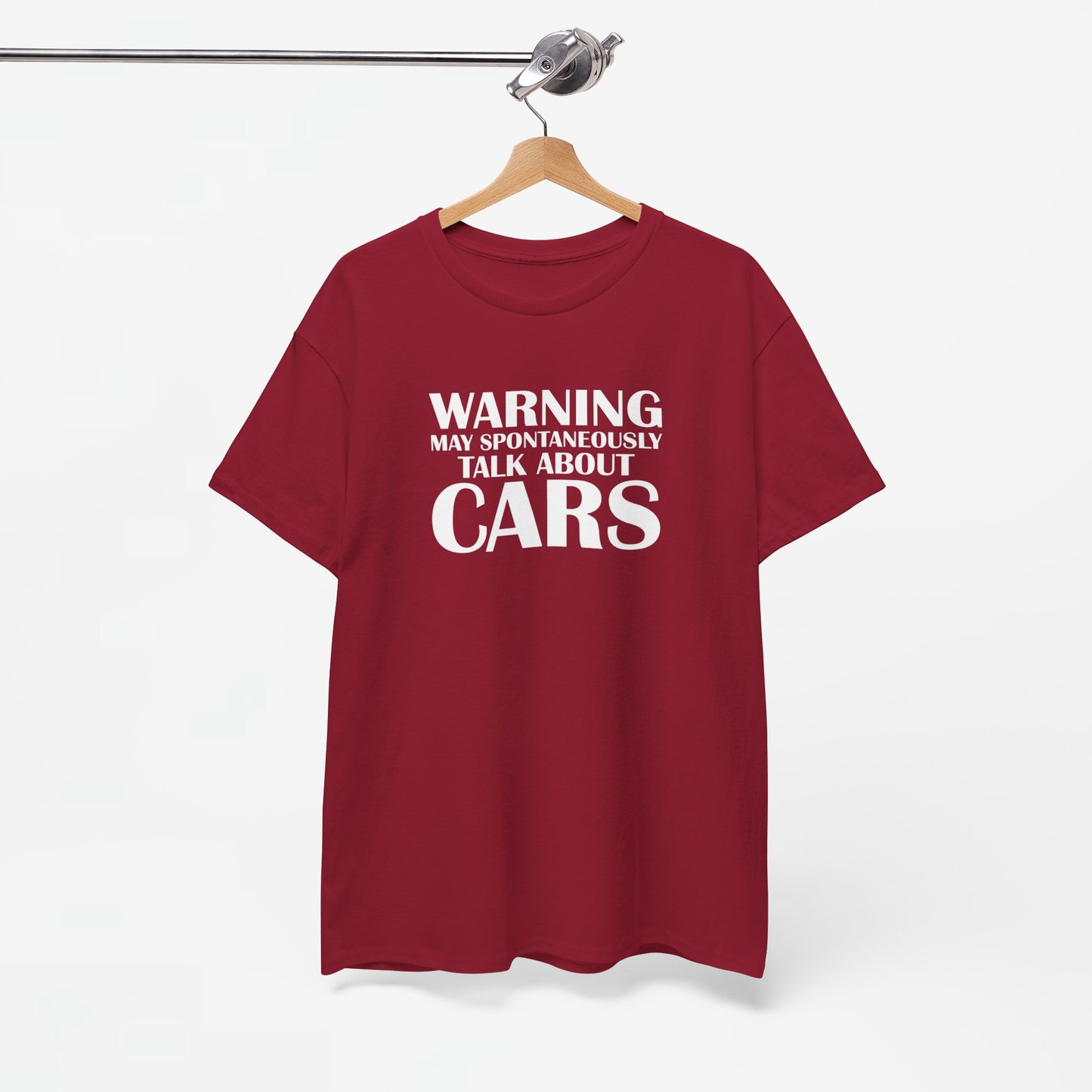 Vaderdag Papa Cadeau - T-shirt - Warning, may talk spontaneously about cars - Oversized #49