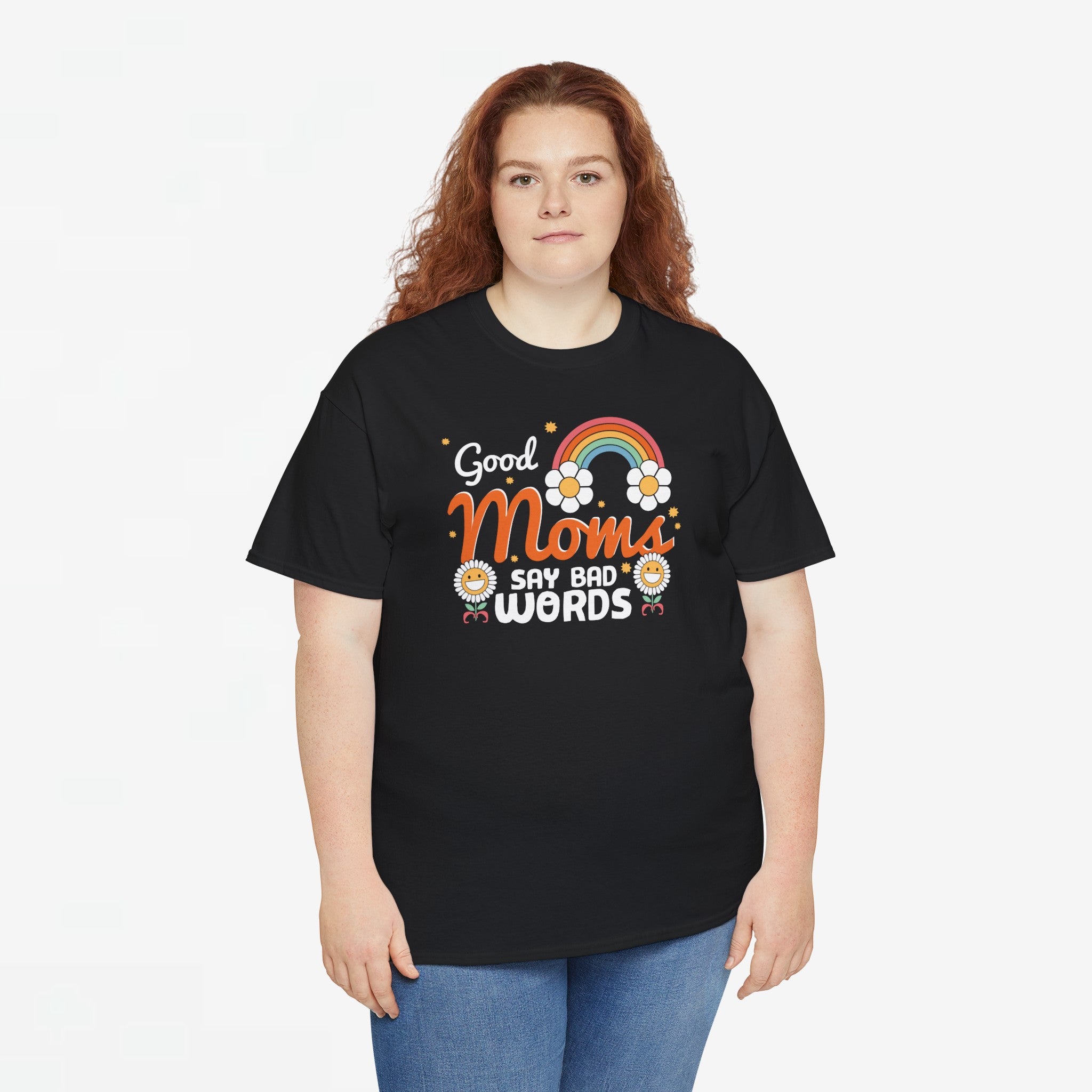 Moederdag Mama Cadeau - T-shirt - Good Moms Say Bad Words - Oversized - #38
