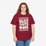 Rode oversized T-shirt met opdruk 'BESTE MAMA Ooit' op borst