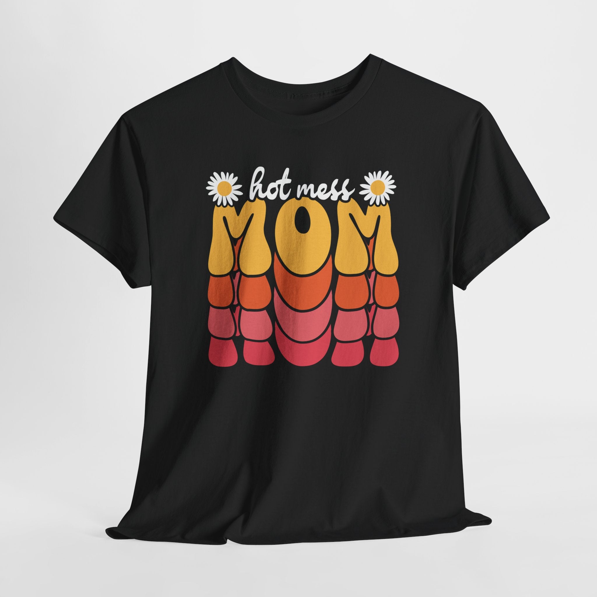 Moederdag Mama Cadeau - T-shirt - Hot Mess Mom - Oversized - #31