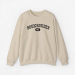 Beige sweater met BOEKHOUDER NL print op de borst