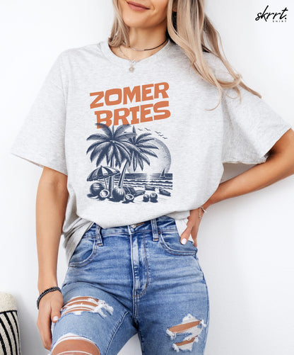 Dames Zomer Oversized T-shirt met print - Zomer Bries