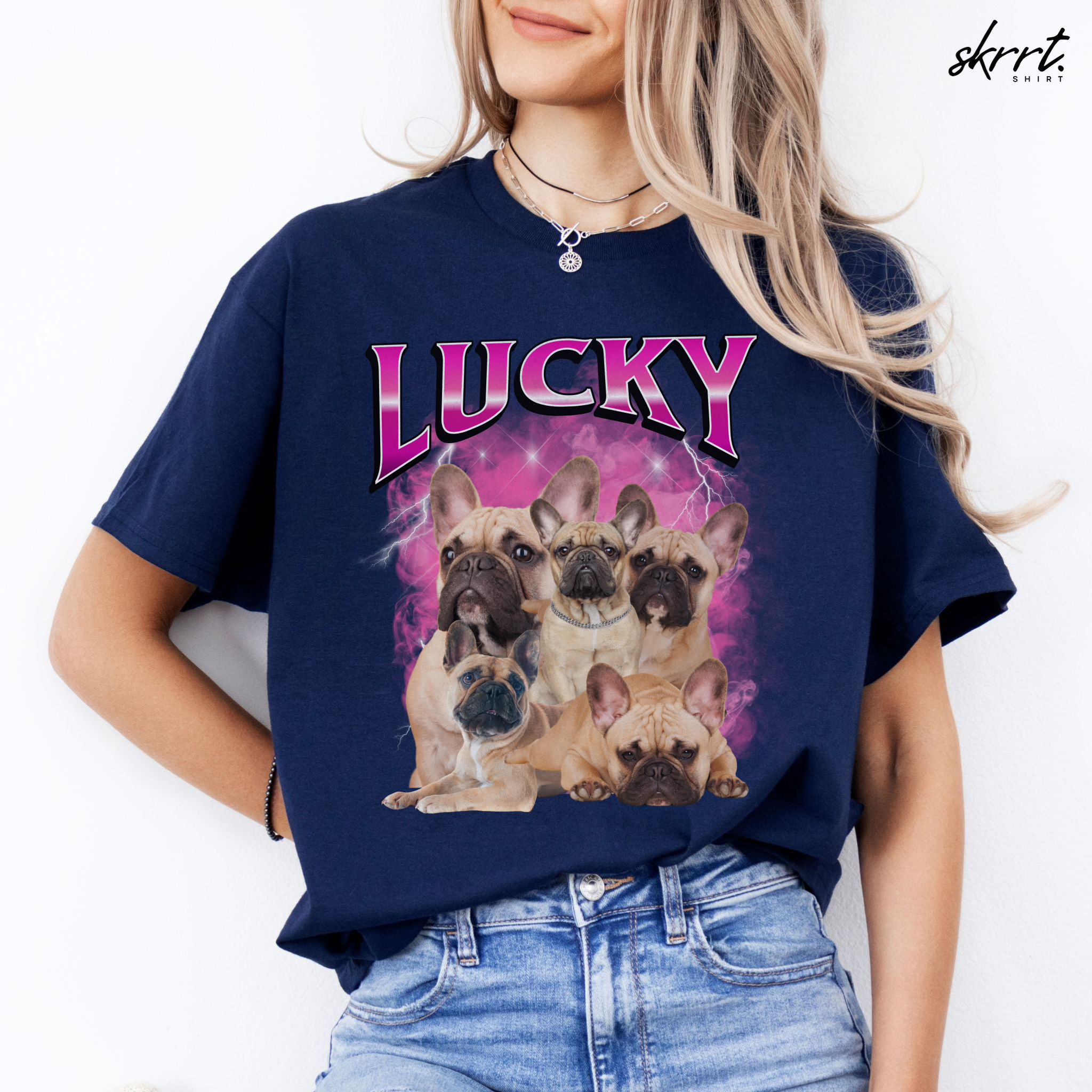 Gepersonaliseerde Cadeau - Huisdier Foto T-shirt - Bootleg Shirt