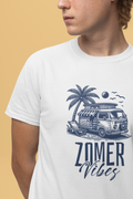 Heren Zomer Oversized T-shirt met print - Camper Zomer Vibes
