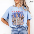 Gepersonaliseerde Cadeau - Vriend/ Man Foto T-shirt - Grappige 90s Bootleg Shirt