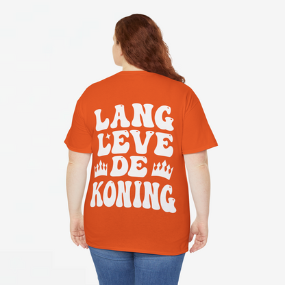 Lang Leve De Koning | Back Print | Koningsdag T-shirt | Oversized