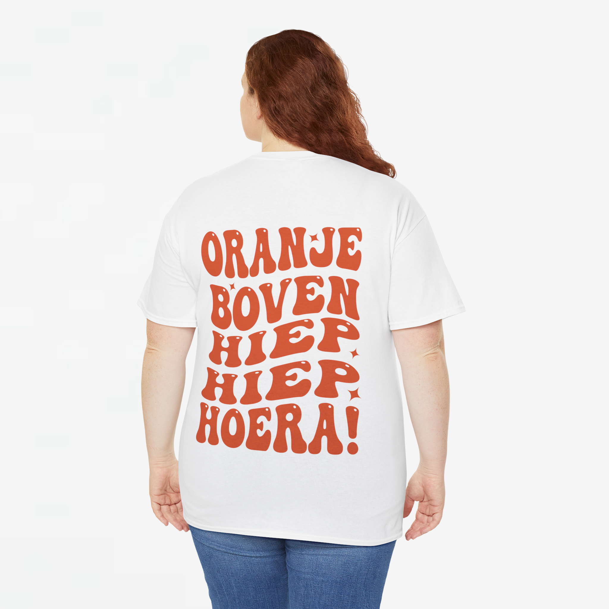 Oranje Boven Hiep Hiep Hoera | Back Print | Koningsdag T-shirt | Oversized