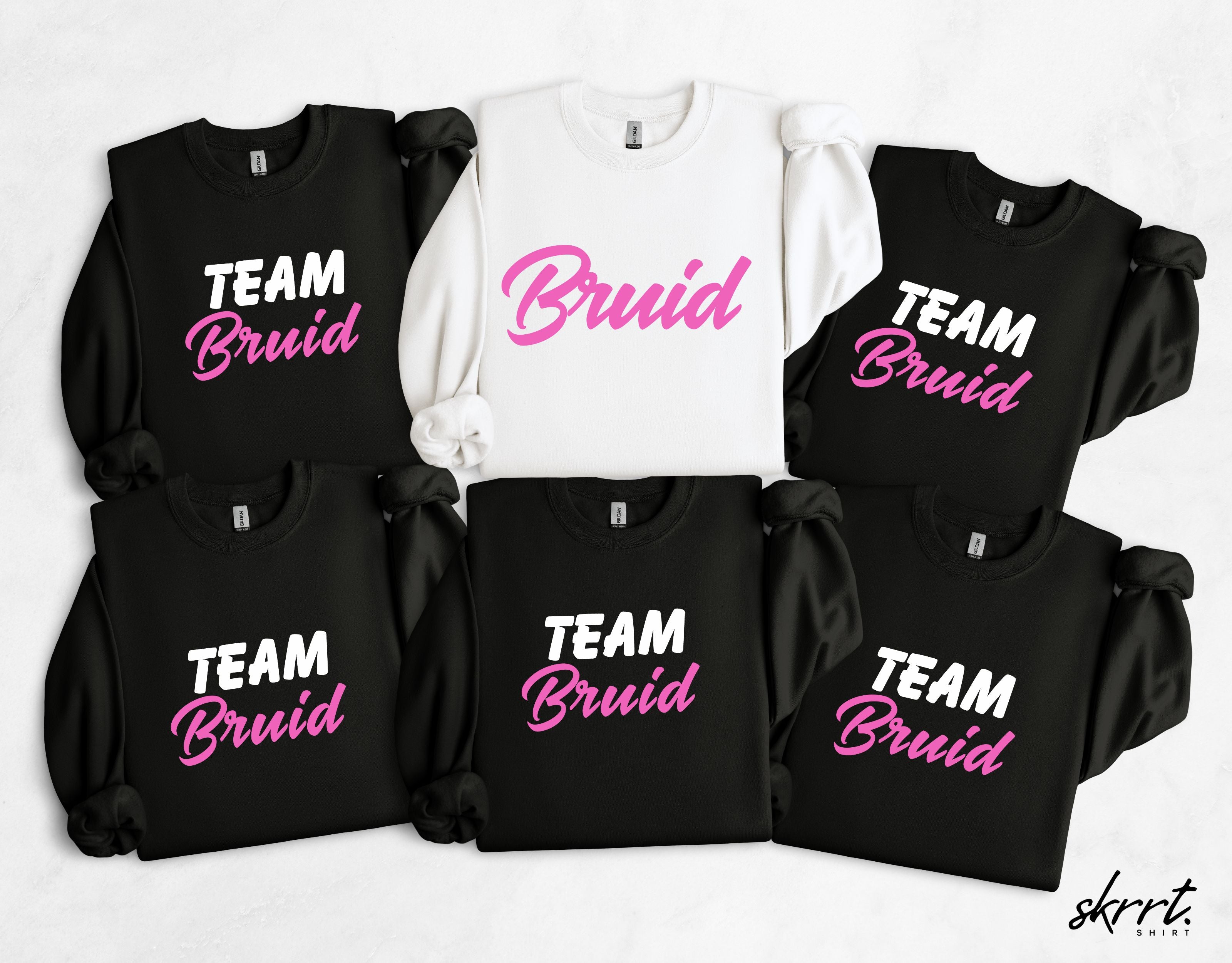 Vrijgezellenfeest cadeau - Bruid en Bruidsmeisje Truien - Bruidsmeisje cadeaus - Roze #9