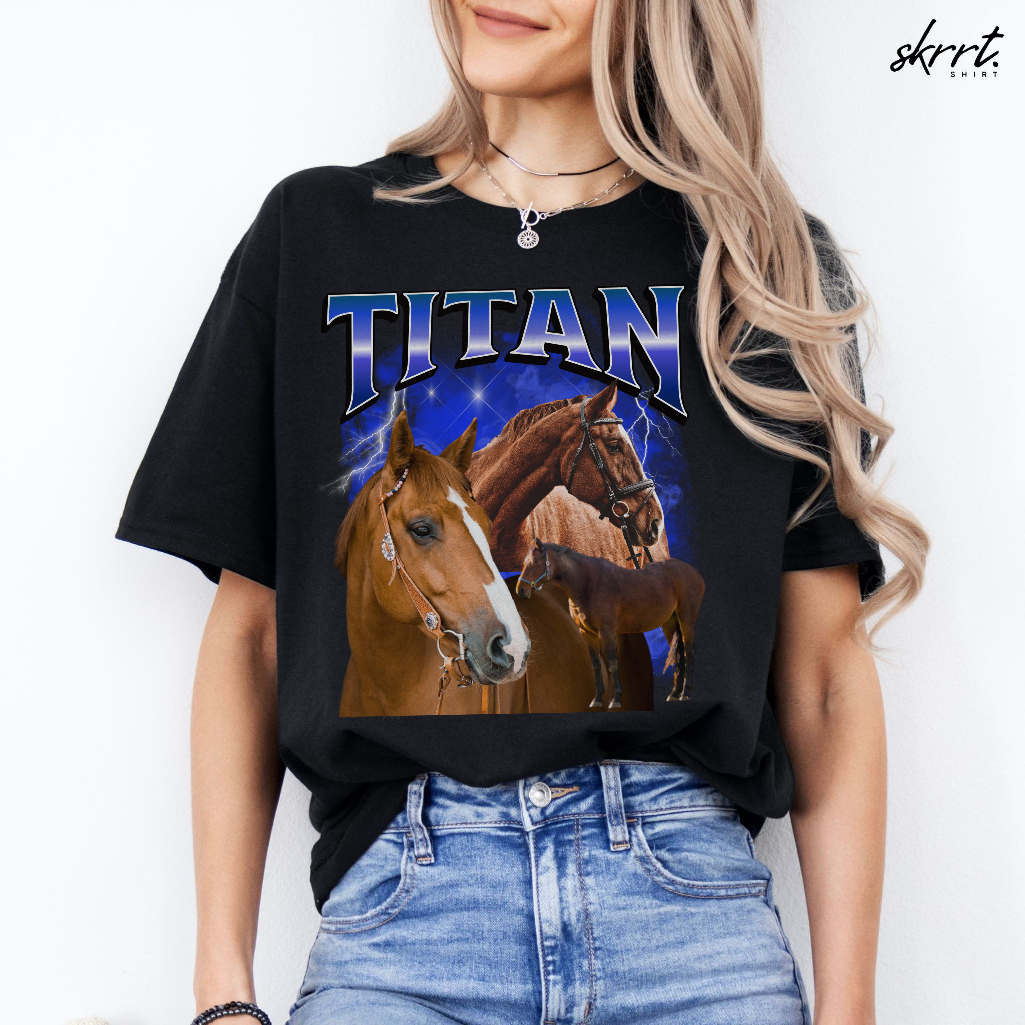 Gepersonaliseerde Cadeau - Dier Foto T-shirt - Bootleg Shirt