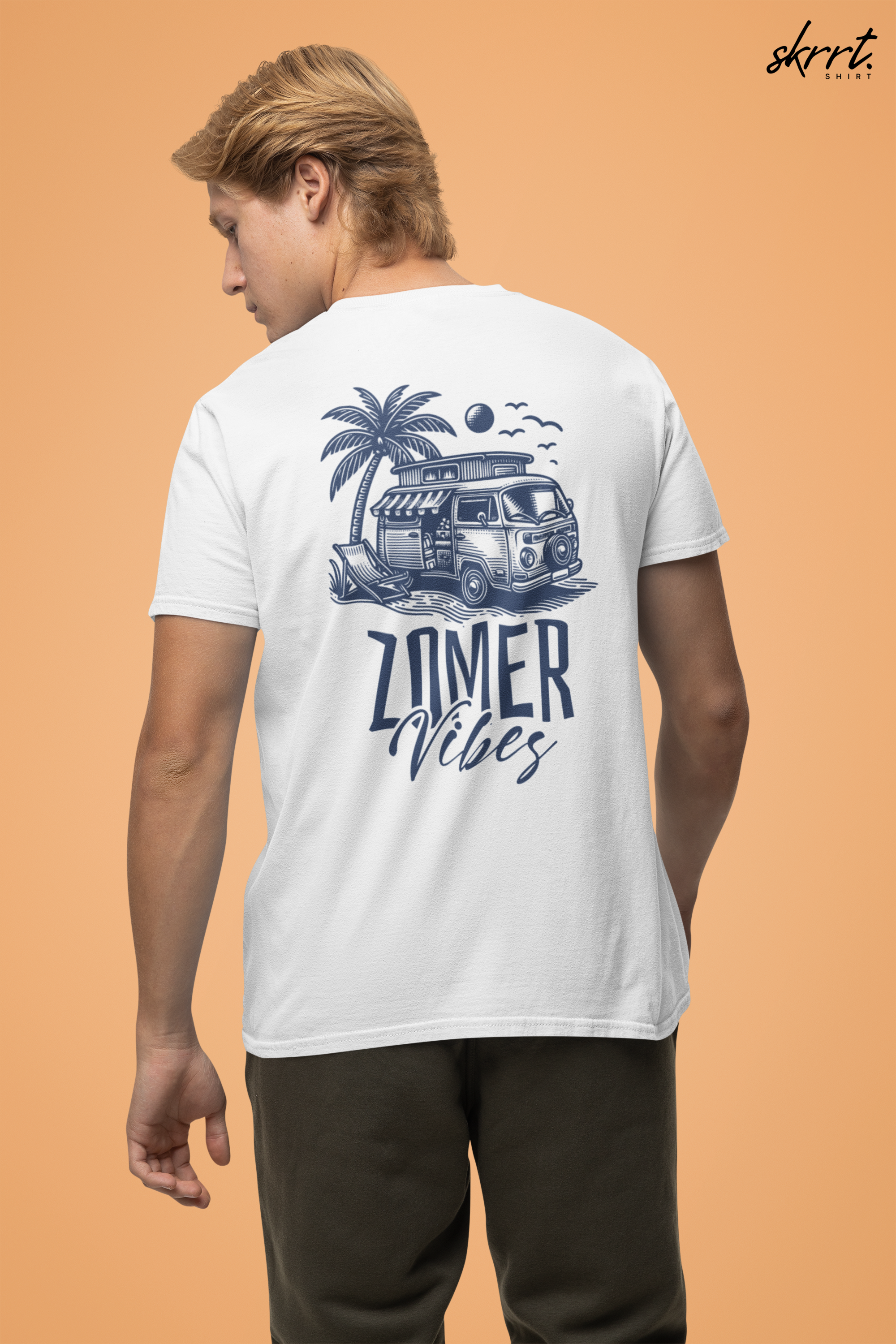 Zomer T-shirt voor Heren - Skrrtshirt Zomervakantie Oversized Tee #7 - Zomer Vibes