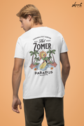 Zomer T-shirt voor Heren - Skrrtshirt Zomervakantie Oversized Tee #10 - Zomer Paradijs
