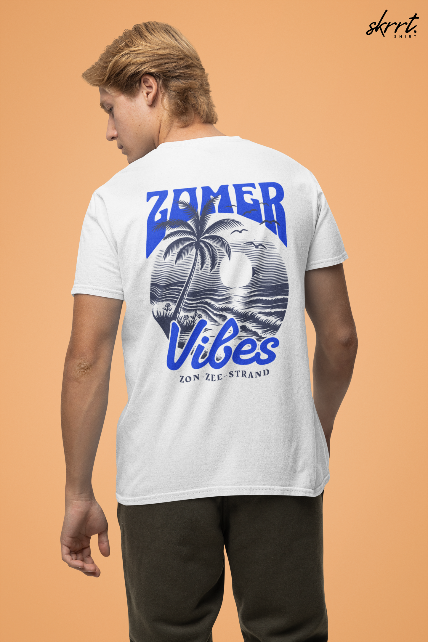 Zomer T-shirt voor Heren - Skrrtshirt Zomervakantie Oversized Tee #3 - Zomer Vibes