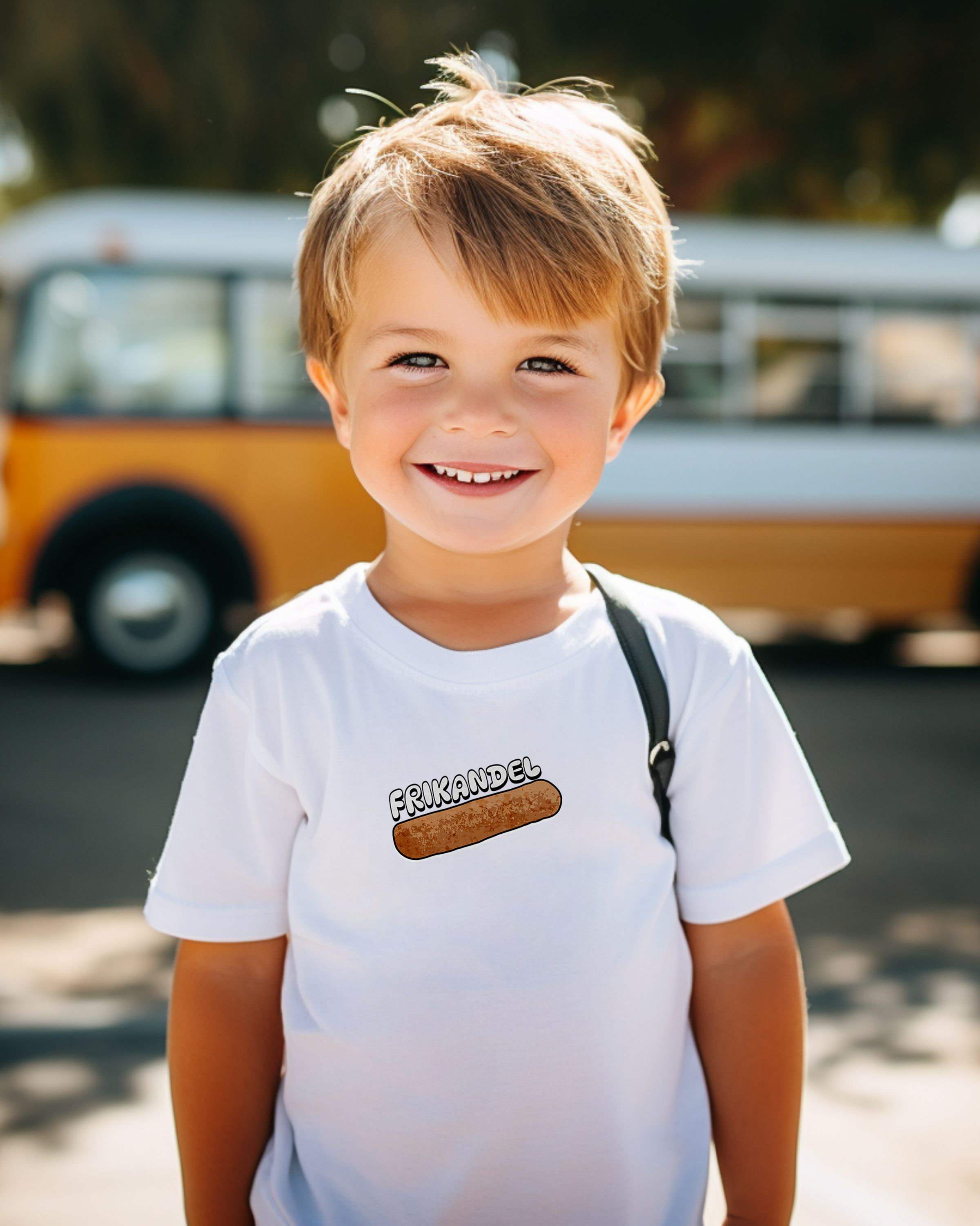 Frikandel Cartoon | Front Print | Koningsdag Kinder T-shirt