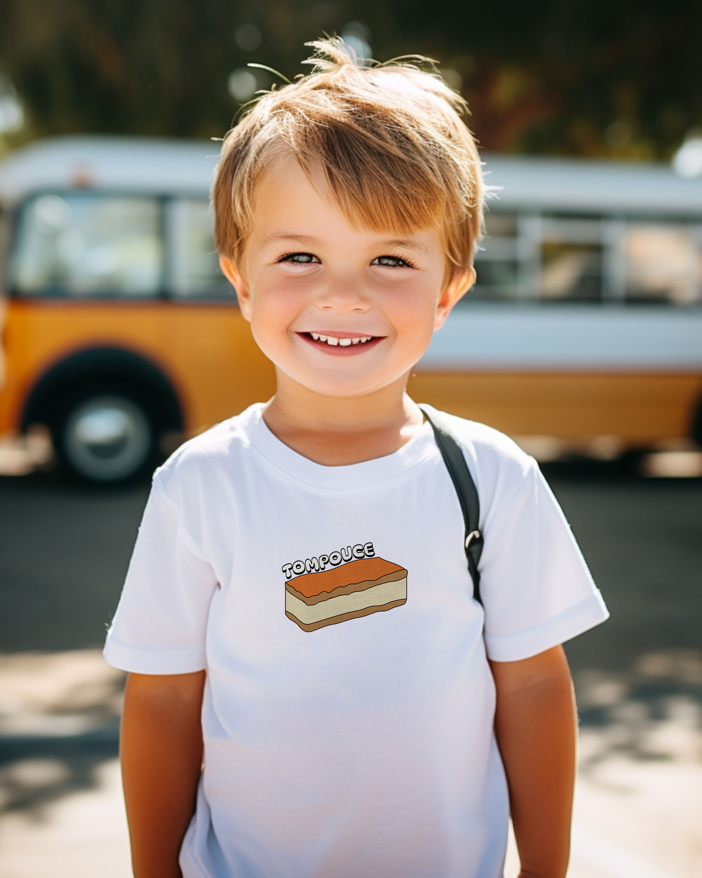 Tompouce Cartoon | Front Print | Koningsdag Kinder T-shirt