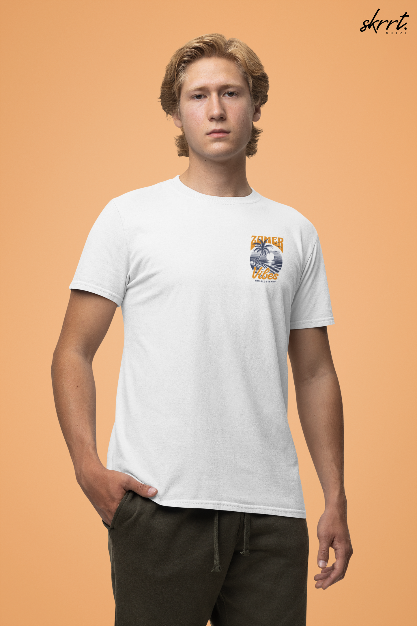 Zomer T-shirt voor Heren - Skrrtshirt Zomervakantie Oversized Tee #2 - Zomer Vibes