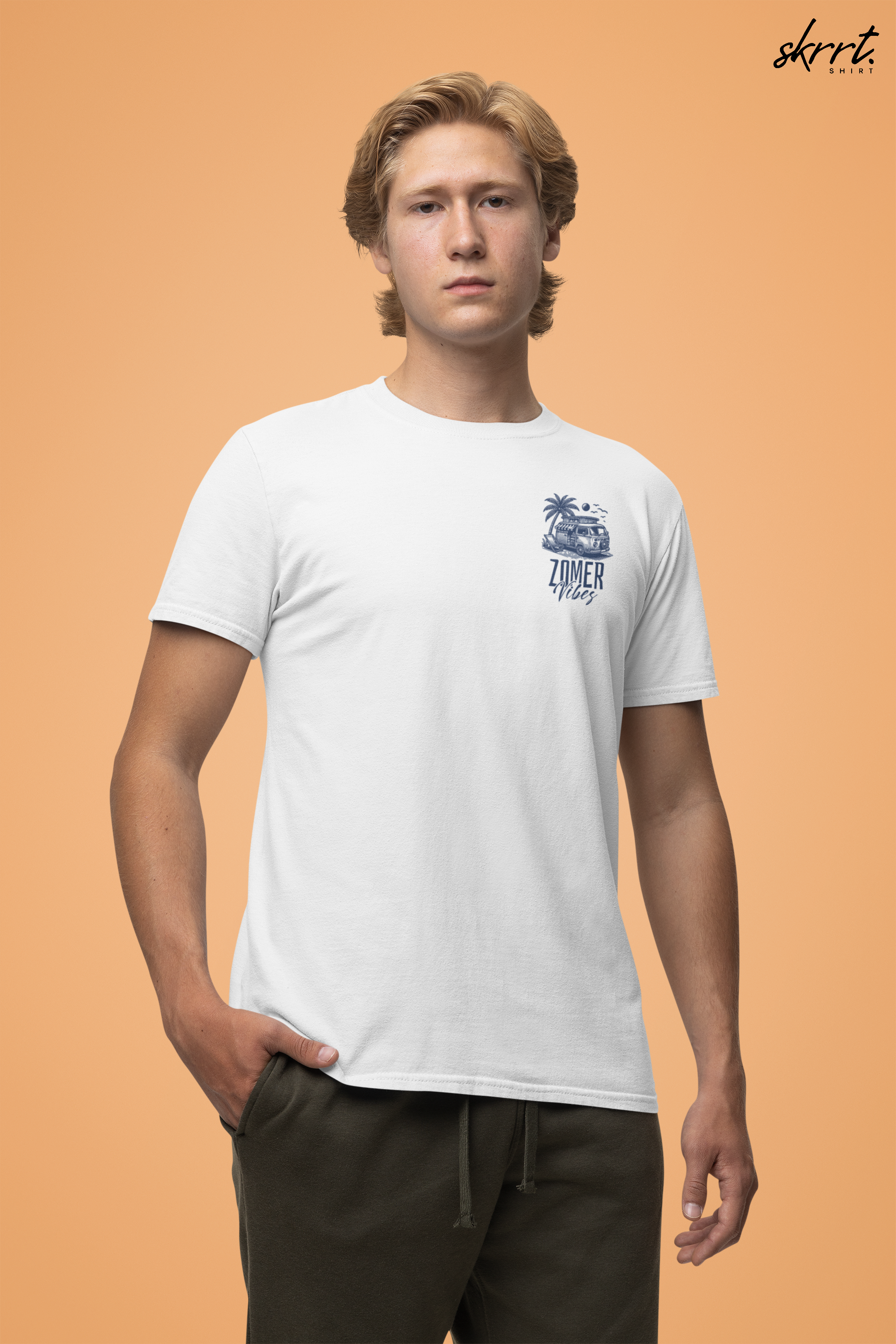 Zomer T-shirt voor Heren - Skrrtshirt Zomervakantie Oversized Tee #7 - Zomer Vibes