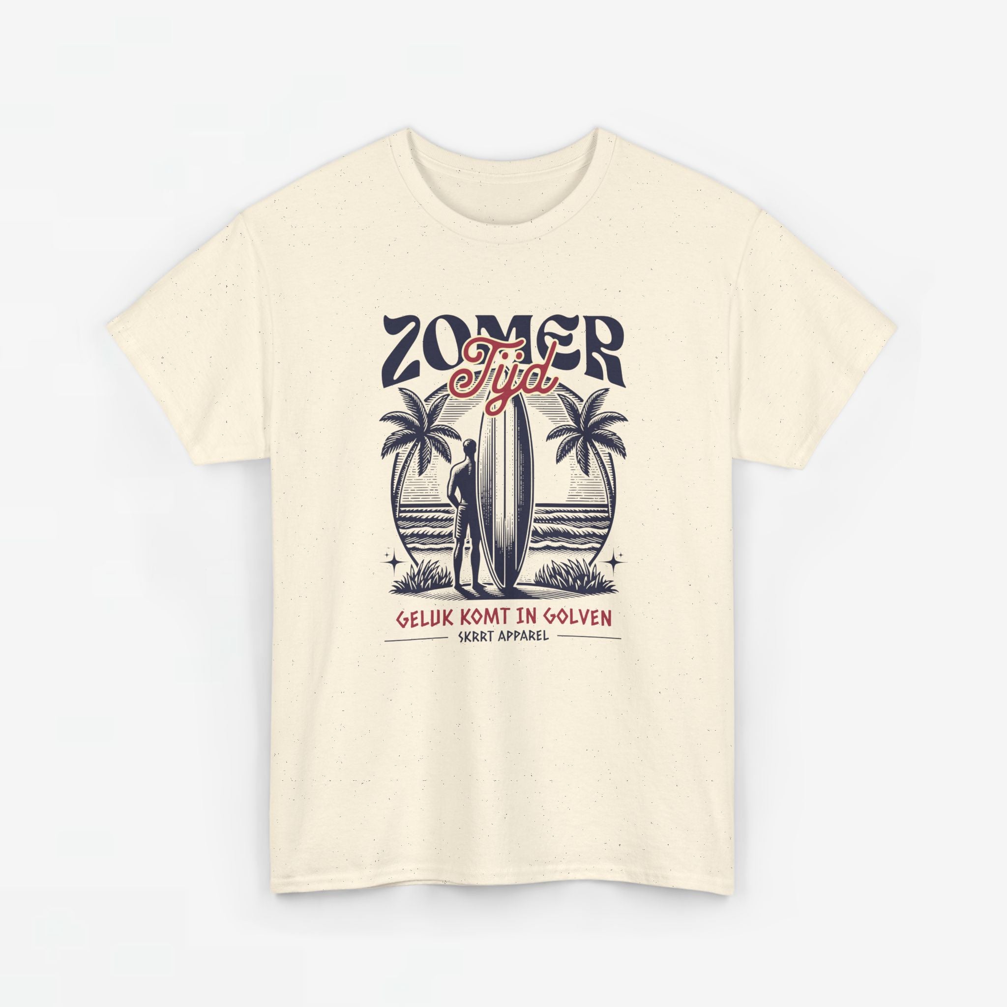 Heren Zomer Oversized T-shirt met print - Zomer Tijd